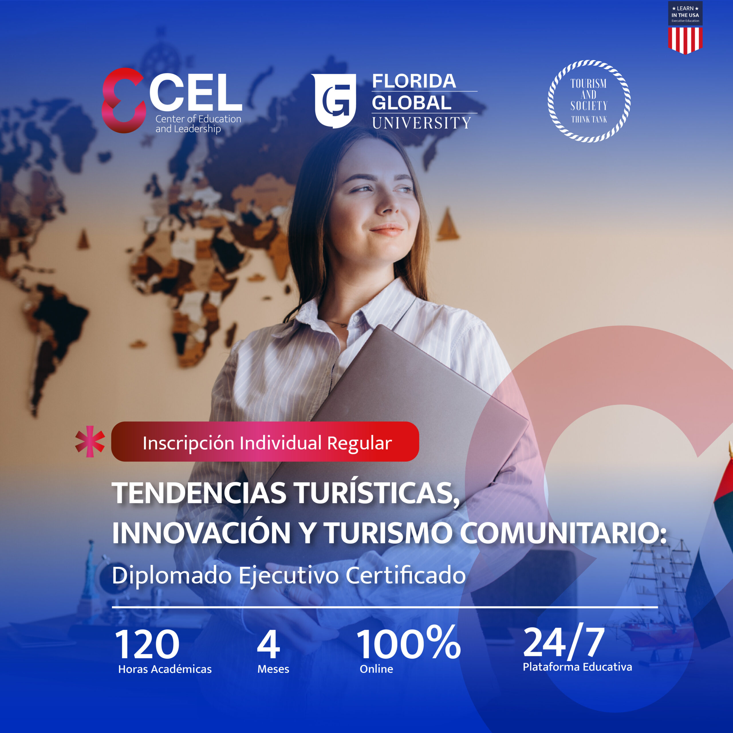 Diplomado Ejecutivo Certificado en Tendencias Turísticas, Innovación y Turismo Comunitario
